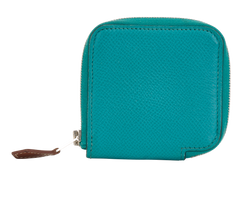 Hermes Silk'In Compact Wallet, Leather, Green, X (2016), 2*